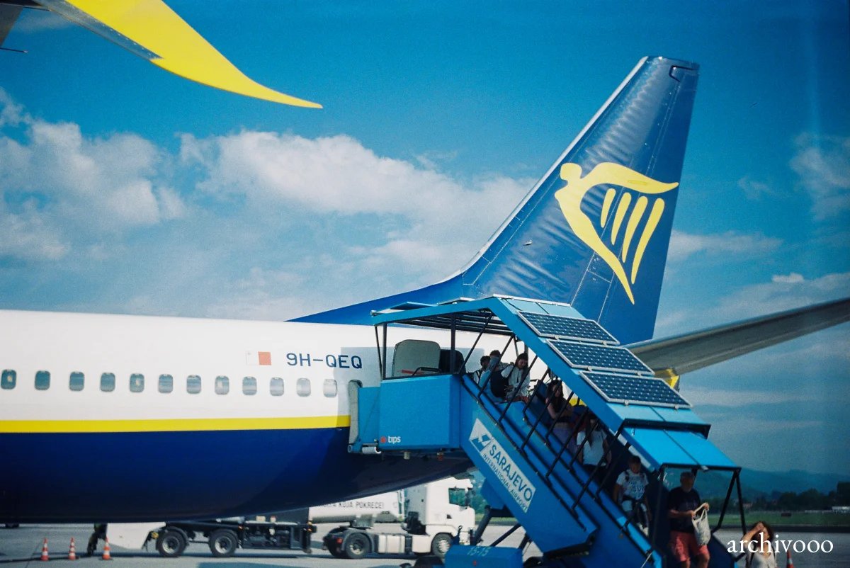 Deplaning